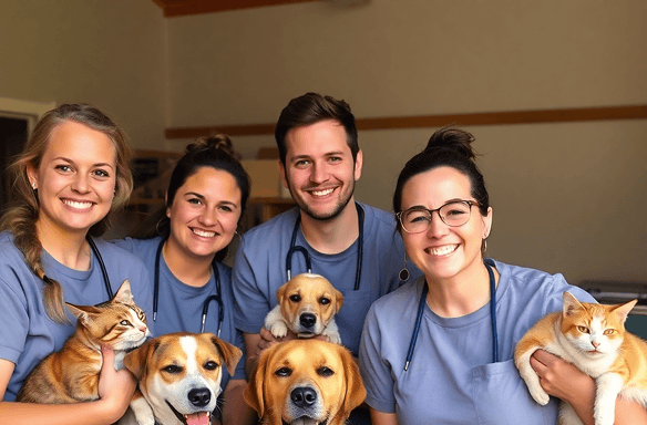 Команда Paw Angels з тваринами